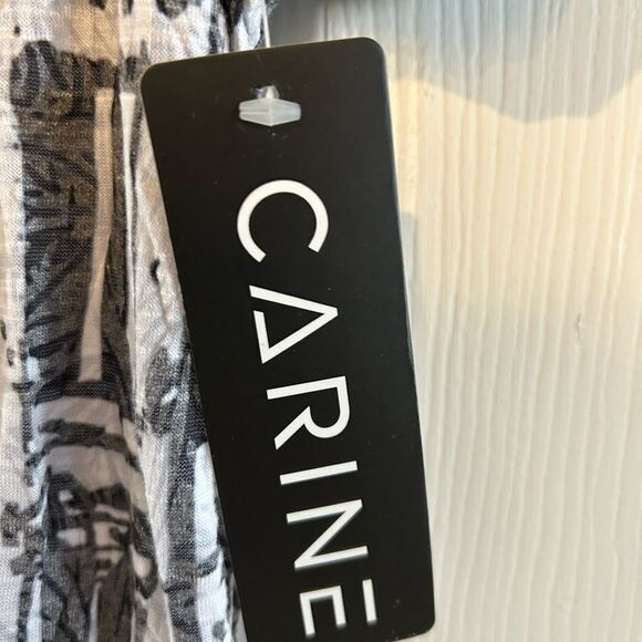 Carine Andie Dress Paris Scene Layered Crinkle S Valentine Date Night - Picture 4 of 14